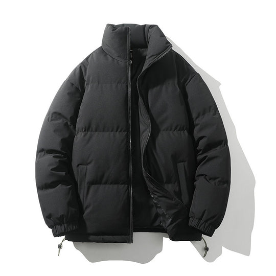 Unisex Wattierte Stepp-Übergangsjacke mit hohem Kragen und verstellbarem Saum Nord Taschen