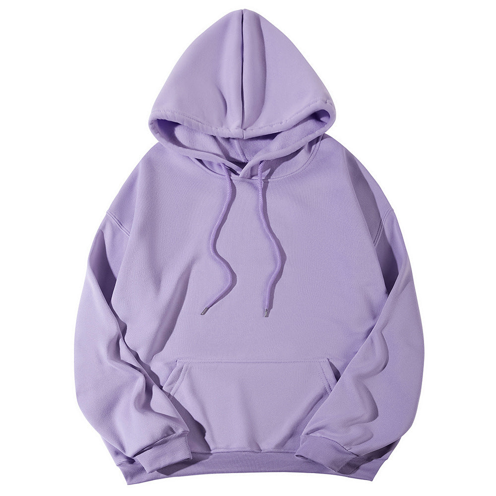 Unisex nan Oversize-Fleece-Hoodie mit tiefer Schulter, Kängurutasche und breitem Rippbund Nord Taschen