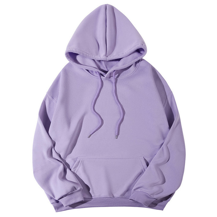 Unisex nan Oversize-Fleece-Hoodie mit tiefer Schulter, Kängurutasche und breitem Rippbund Nord Taschen