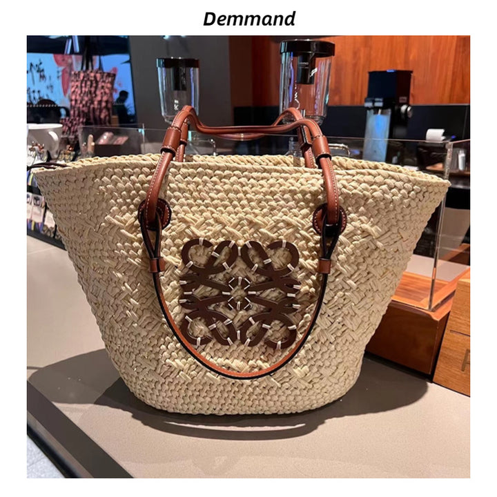 Damen Shopper-Tasche im eleganten Woven-Stil Nord Taschen