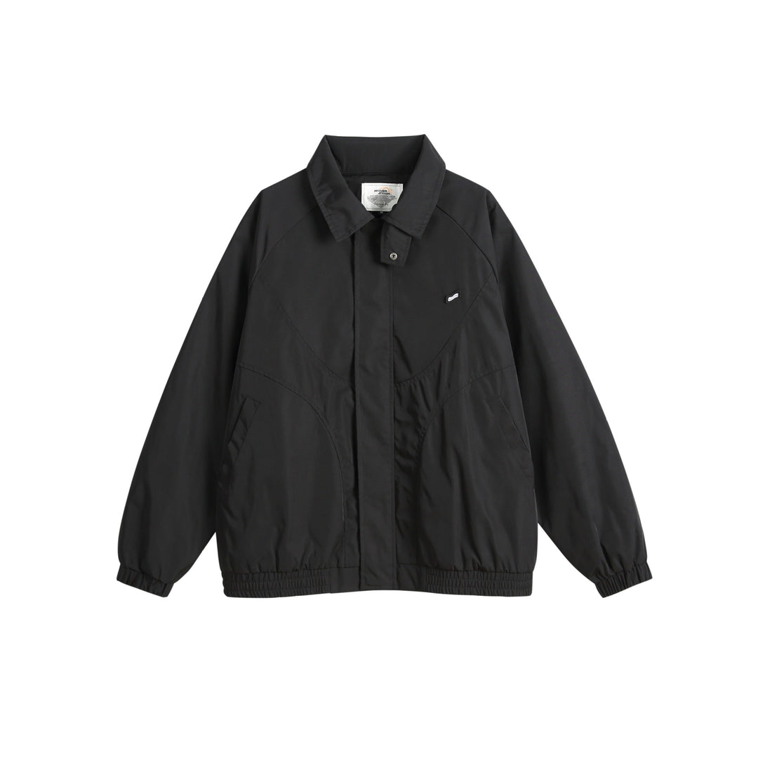 Unisex Boxy-Übergangsblouson mit Stehkragen und elastischem Saum Nord Taschen