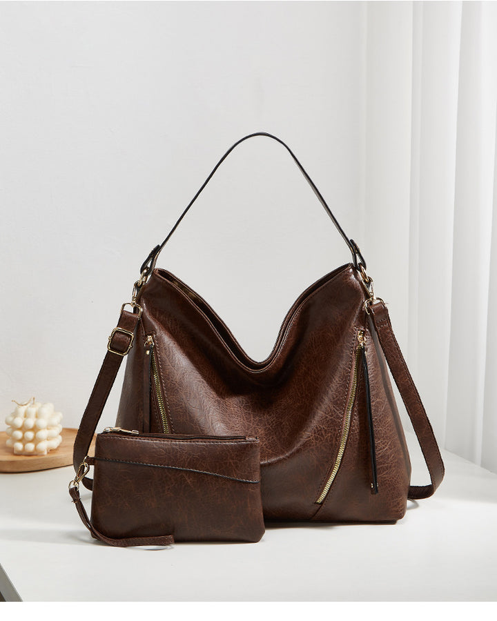 Damen Hobo-Tasche mit luxuriösem Kunstleder und geräumiger Innenaufteilung Nord Taschen