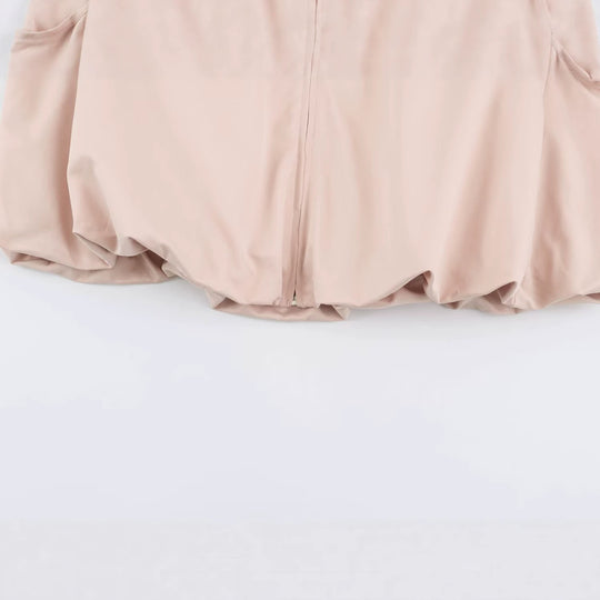 Damen Leichter Cropped‑Blouson mit hohem Funnelkragen und Raglanärmeln Nord Taschen