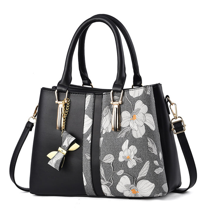 Damen modische Handtasche im eleganten Blumendesign Nord Taschen