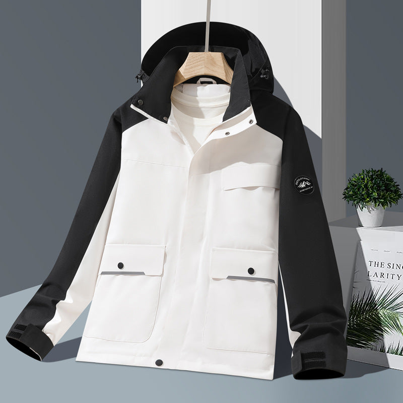 Damen Technische Regenjacke Nord Taschen