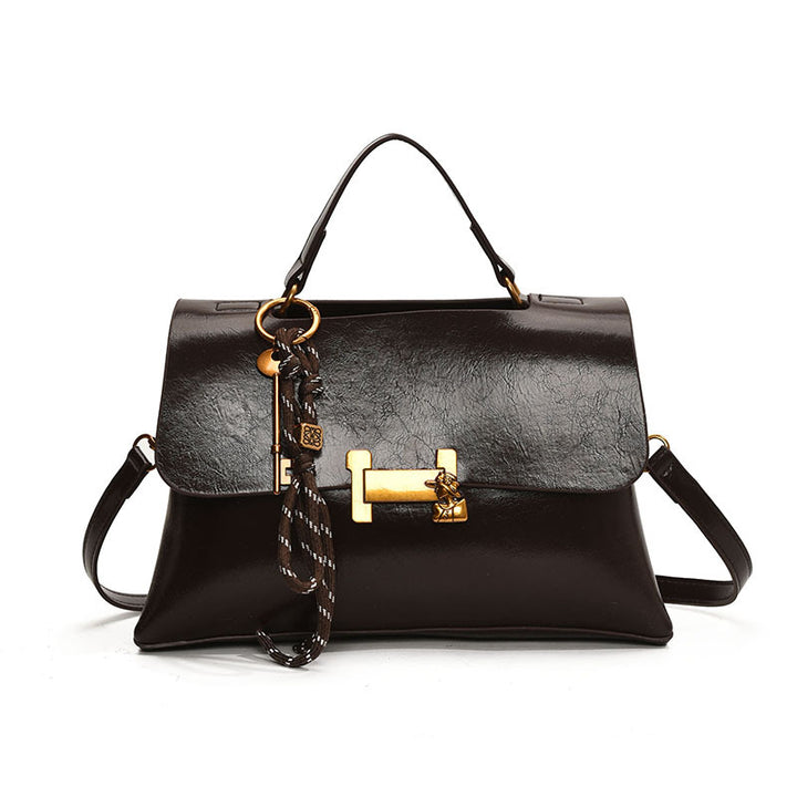 Damen elegante Handtasche mit einzigartigem Schlüsselanhänger Nord Taschen