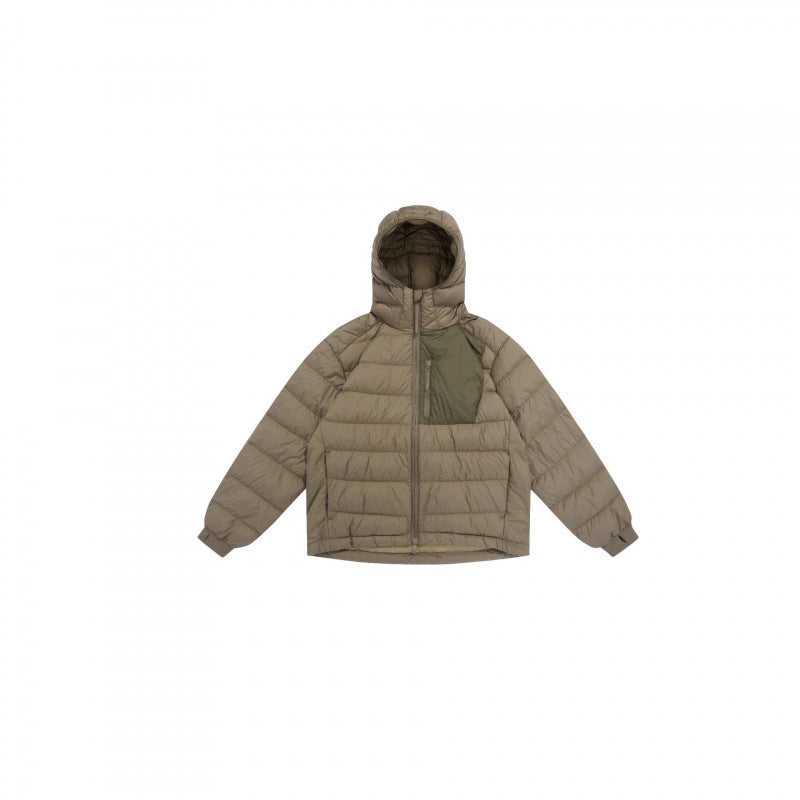 Unisex Wattierte Kapuzenjacke im Boxy‑Cut mit verstärkter Brusttasche und Thermo‑Füllung Nord Taschen