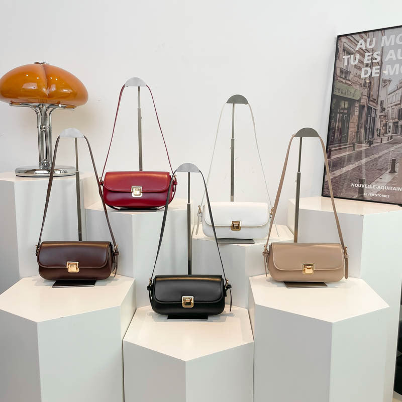 Damen elegante Umhängetasche mit schickem Verschluss Nord Taschen