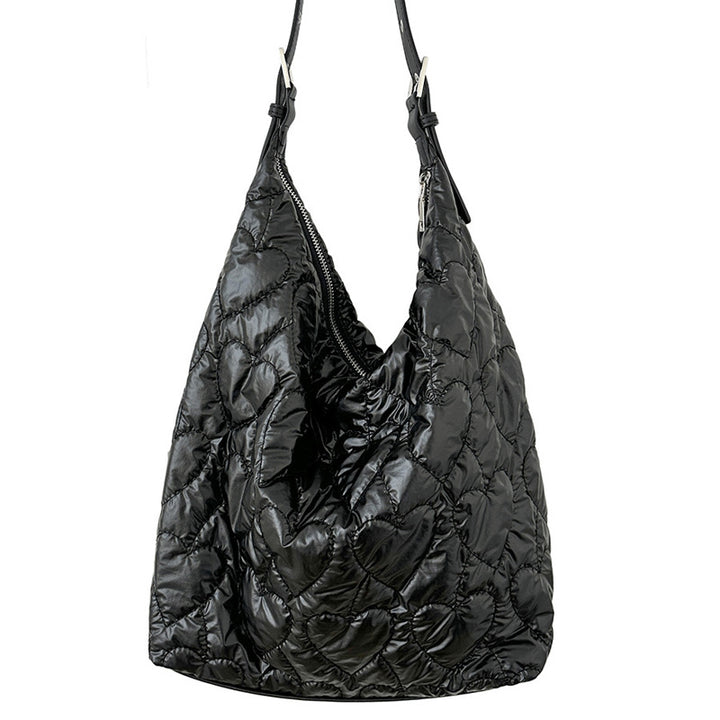 Damen Hobo-Tasche mit einzigartigem geschwungenen Design und weich gepolstertem Material Nord Taschen