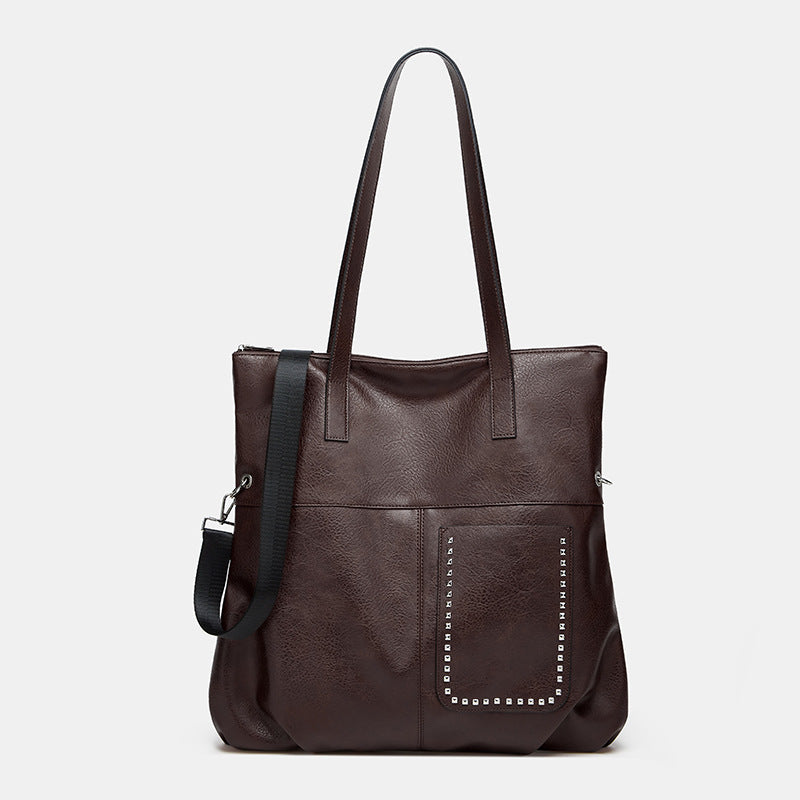 Damen Tragetasche mit eleganter Struktur und praktischem Außenfach Nord Taschen