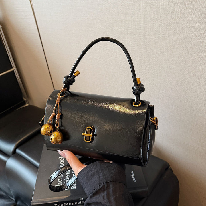 Damen elegante Umhängetasche mit stylischem Tragegriff Nord Taschen