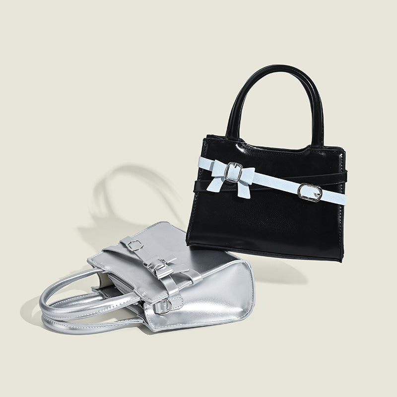 Damen Handtasche mit stilvollem Schleifenakzent Nord Taschen