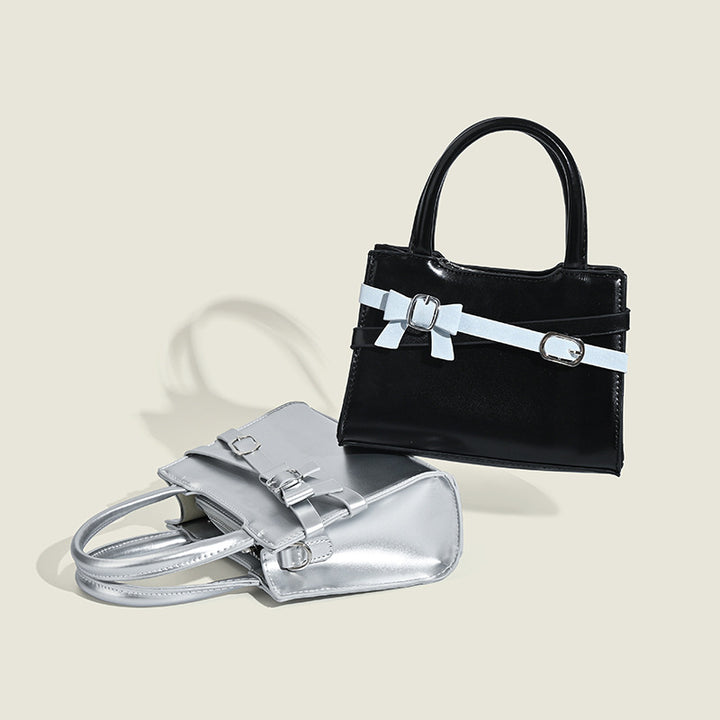 Damen Handtasche mit stilvollem Schleifenakzent Nord Taschen