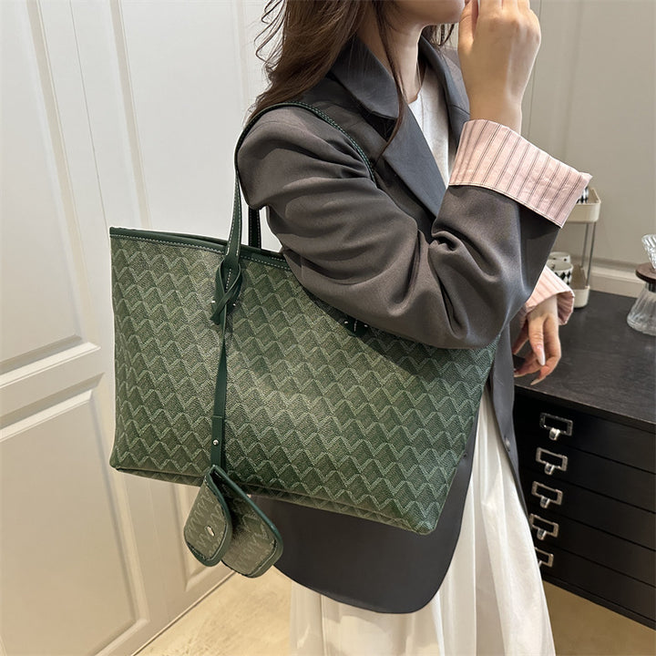 Damen geräumige Freizeit-Tasche mit elegantem Muster Nord Taschen