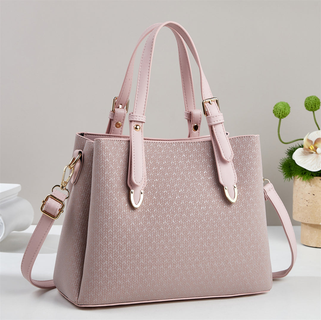 Damen Handtasche mit strukturiertem Design und abnehmbaren Tragegurt Nord Taschen