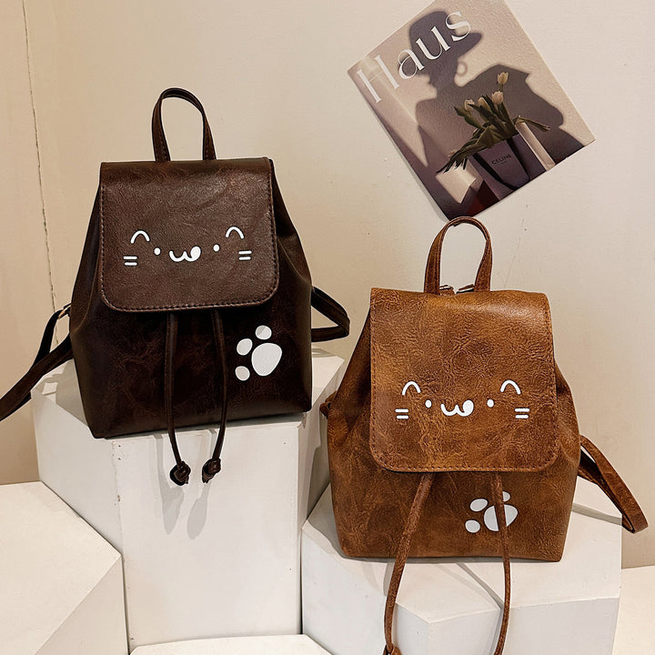 Damen süße Rucksacktasche mit Katzenmotiv Nord Taschen