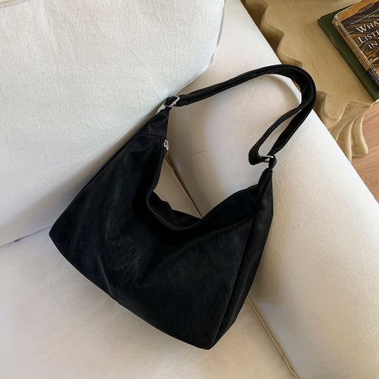Damen elegante Hobo-Tasche aus softem Leder Nord Taschen