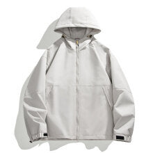 Herren Leichte Urban-Softshell Kapuzenjacke mit minimalistischer Nahtführung und verdecktem Reißverschluss Nord Taschen