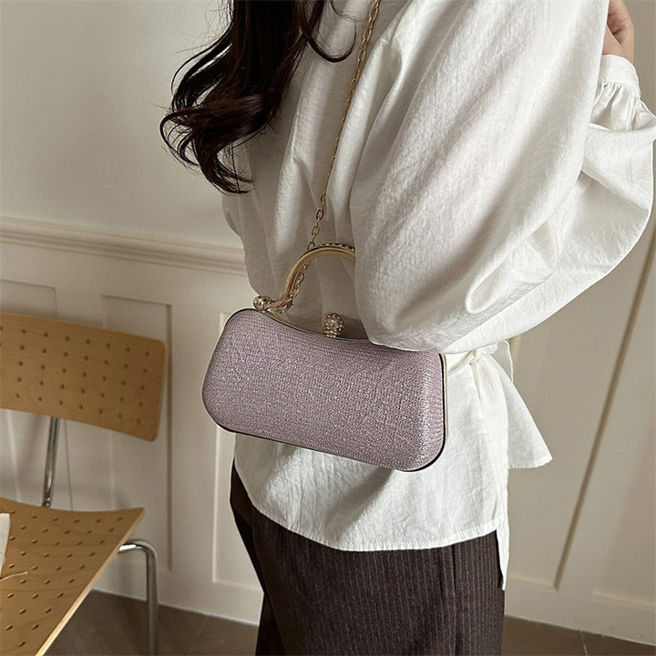 Damen glamouröse Clutch-Handtasche mit elegantem Kettenverschluss Nord Taschen
