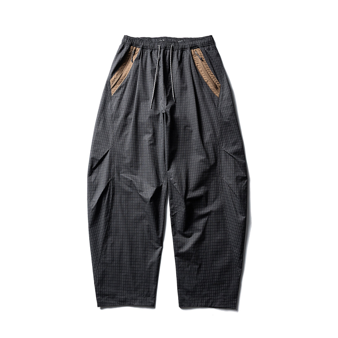 Herren Weite Ripstop-Freizeit-Hose mit elastischem Bund, Reißverschlusstaschen und Knie-Paneelen Nord Taschen
