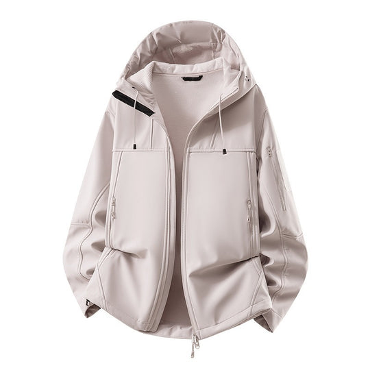 Herren Softshell-Jacke mit Fleecefutter, wasserabweisend und kapuzenverstärkung Nord Taschen