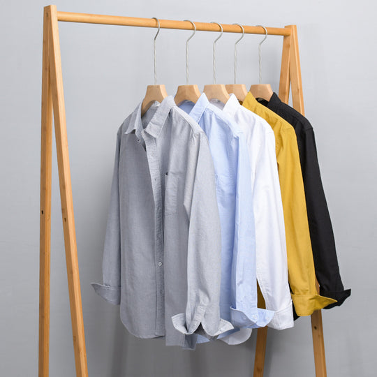 Herren Lässiges Baumwoll-Layering-Overshirt mit Kentkragen, Brusttasche und softem Twill-Finish Nord Taschen