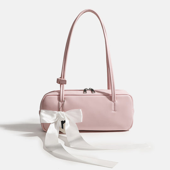 Damen Handtasche mit elegantem Schleifenakzent und praktischem Reißverschluss Nord Taschen