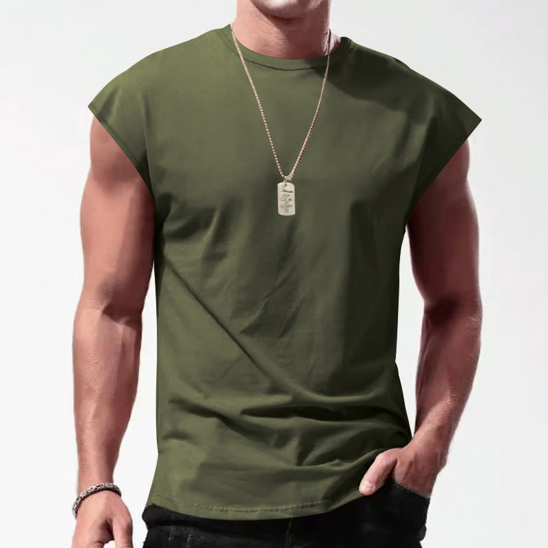 Herren Ärmelloses Sportshirt aus atmungsaktivem Material mit stylischem Design