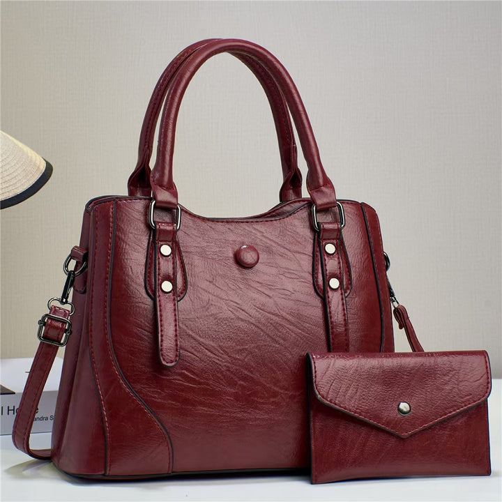 Damen Handtasche mit robustem Design und abnehmbarer Mini-Clutch Nord Taschen