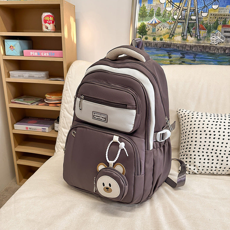 Damen Freizeit-Rucksack mit ergonomischem Design und charmantem Plüschanhänger Nord Taschen