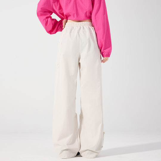 Damen Weite technische Cargo-Hose mit Kordelzugbund, verstellbarem Saum und Multifunktions-Taschen Nord Taschen