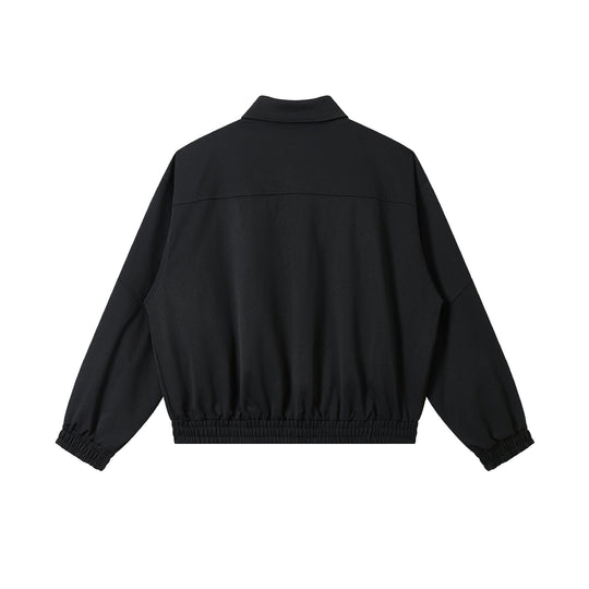 Unisex Kurz geschnittene technische Blousonjacke mit verdeckter Frontblende und elastischem Saum Nord Taschen