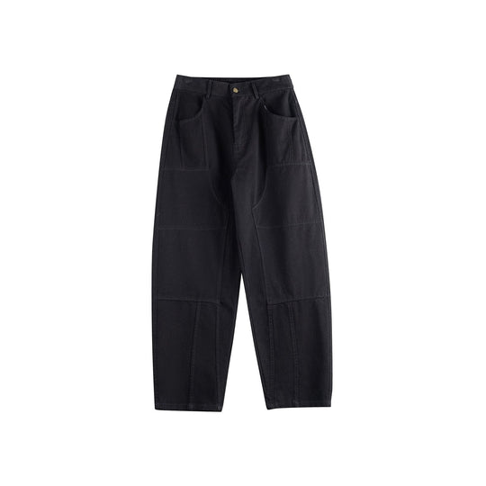 Damen Relaxed-Fit Workwear-Hose mit hoher Leibhöhe und aufgesetzten Taschen Nord Taschen