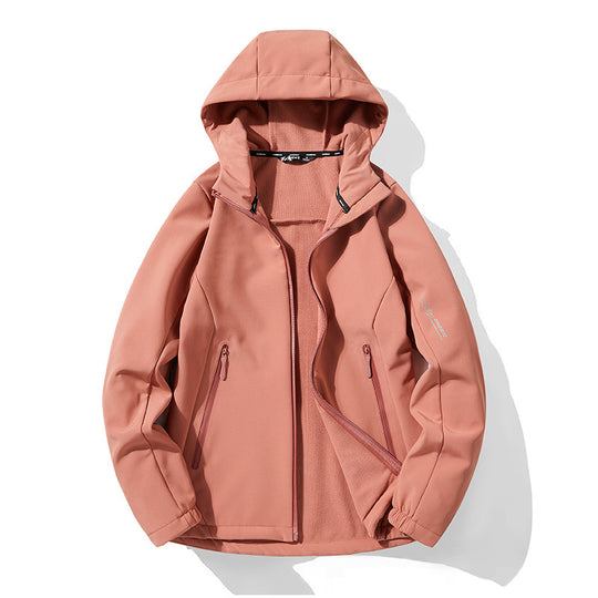 Herren Leichte Softshell-Kapuzenjacke mit Fleece-Innenfutter und wasserabweisender Oberfläche Nord Taschen