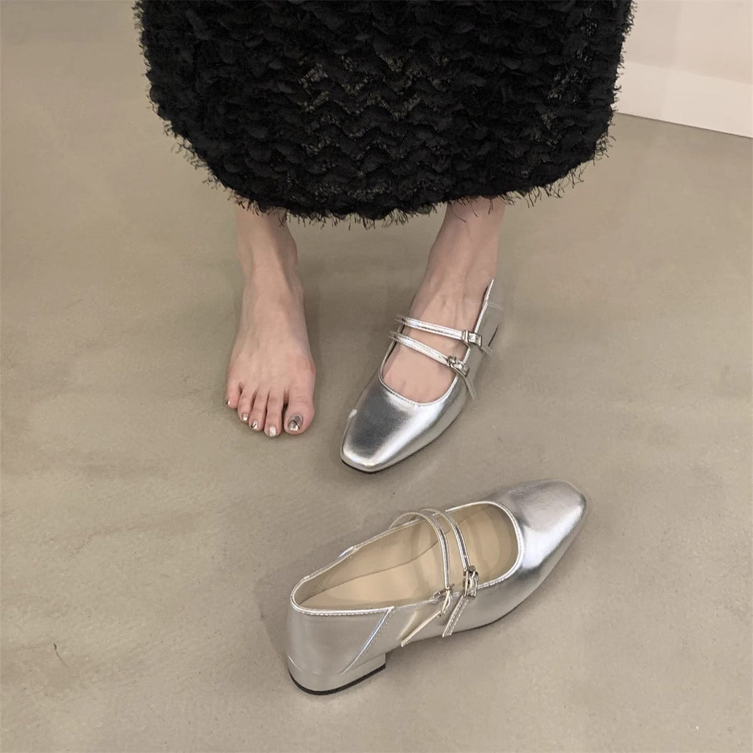 Damen stilvolle Pumps mit verstellbaren Riemen