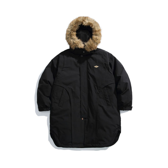 Herren Gefütterter Winterparka mit abnehmbarer Kunstfellkapuze Nord Taschen
