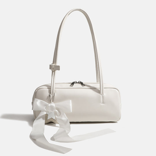 Damen Handtasche mit elegantem Schleifenakzent und praktischem Reißverschluss Nord Taschen