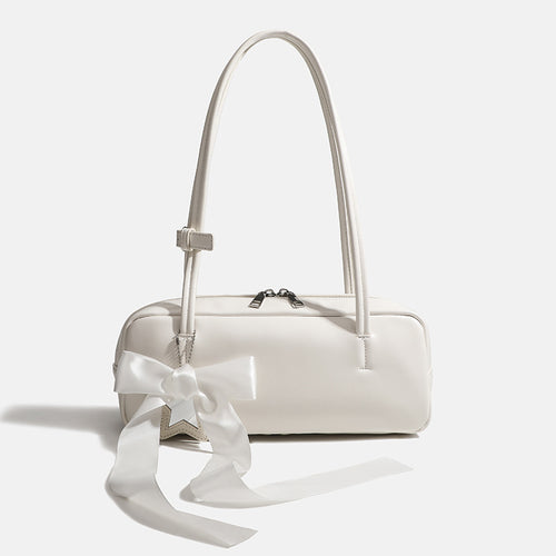 Damen Handtasche mit elegantem Schleifenakzent und praktischem Reißverschluss Nord Taschen