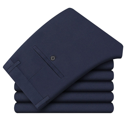 Herren Elegante Businesshose mit Stretch, Bügelfalte und Leistentasche Nord Taschen