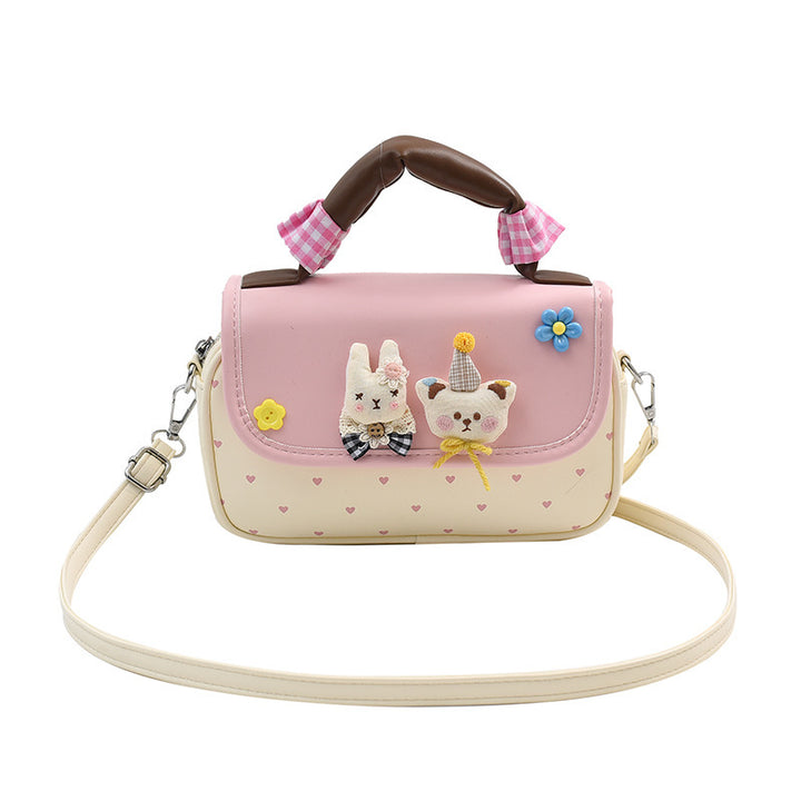 Damen Umhängetasche mit verspieltem Tiermotiv und praktischen Fächern Nord Taschen