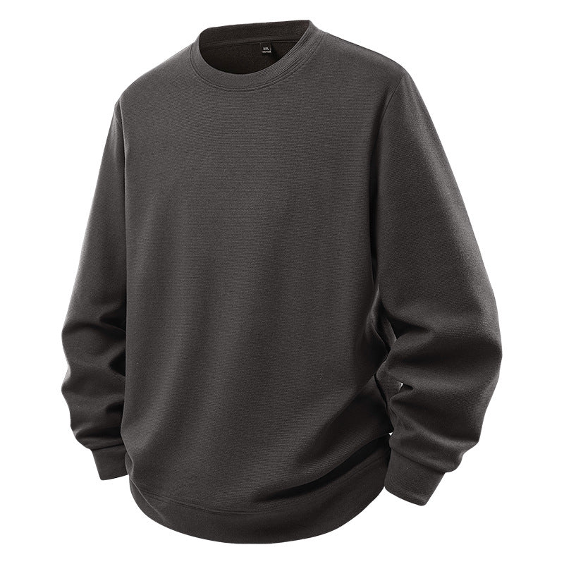 Herren Oversize-Sweatshirt mit Rundhals und gerippten Bündchen Nord Taschen