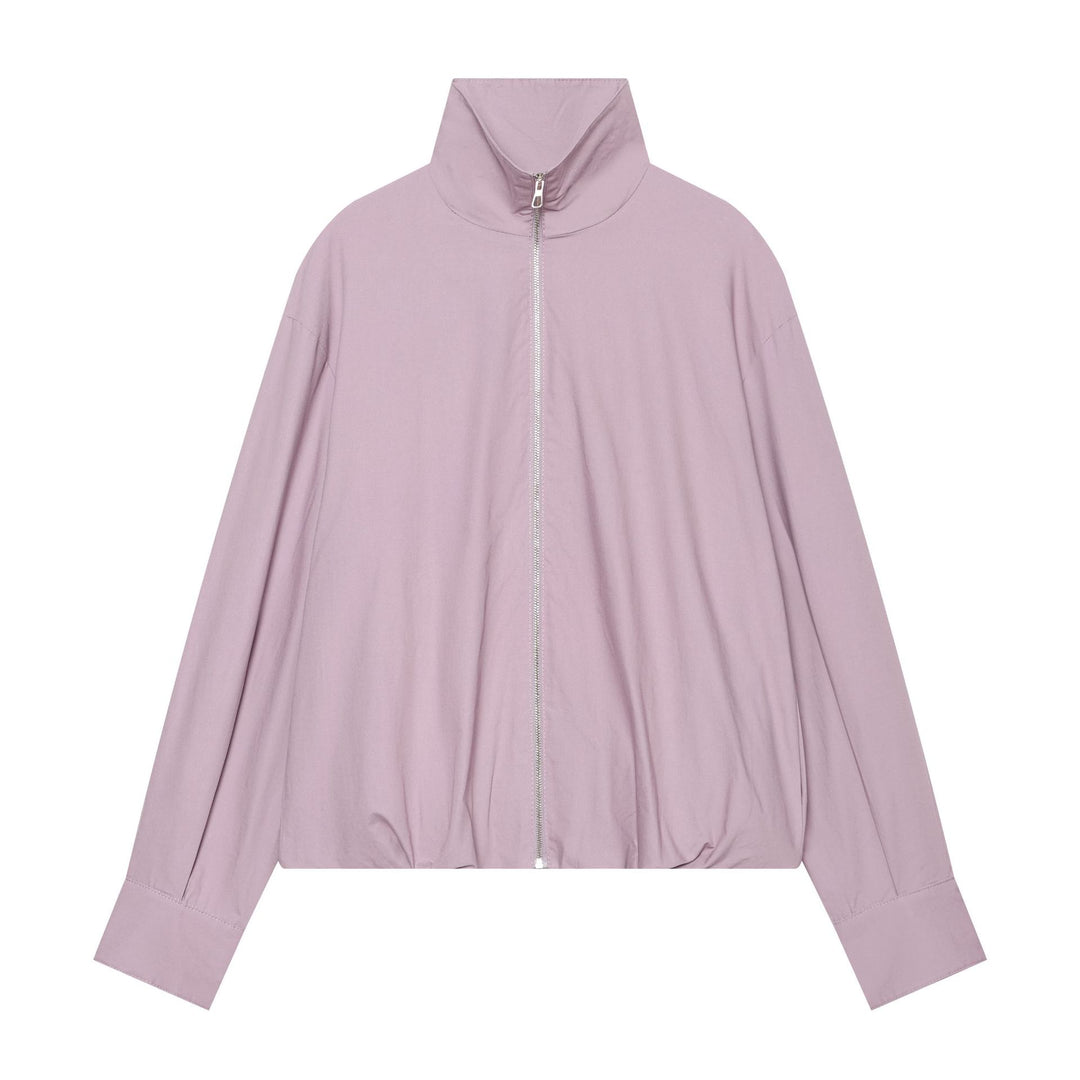Damen Leichte wattierte Windjacke mit Stehkragen und Polka‑Dot‑Print Nord Taschen