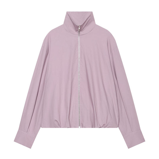 Damen Leichte wattierte Windjacke mit Stehkragen und Polka‑Dot‑Print Nord Taschen