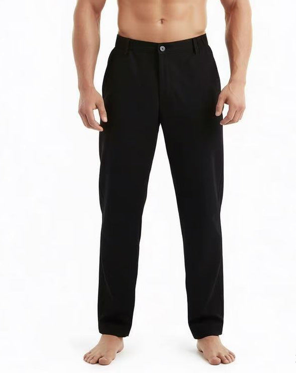Herren Relaxed-Fit Loungehose in Chino‑Optik mit Komfortbund Nord Taschen