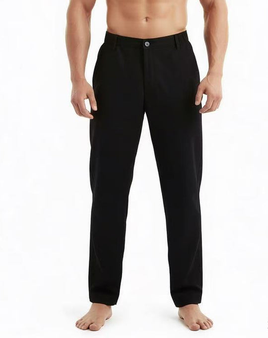Herren Relaxed-Fit Loungehose in Chino‑Optik mit Komfortbund Nord Taschen