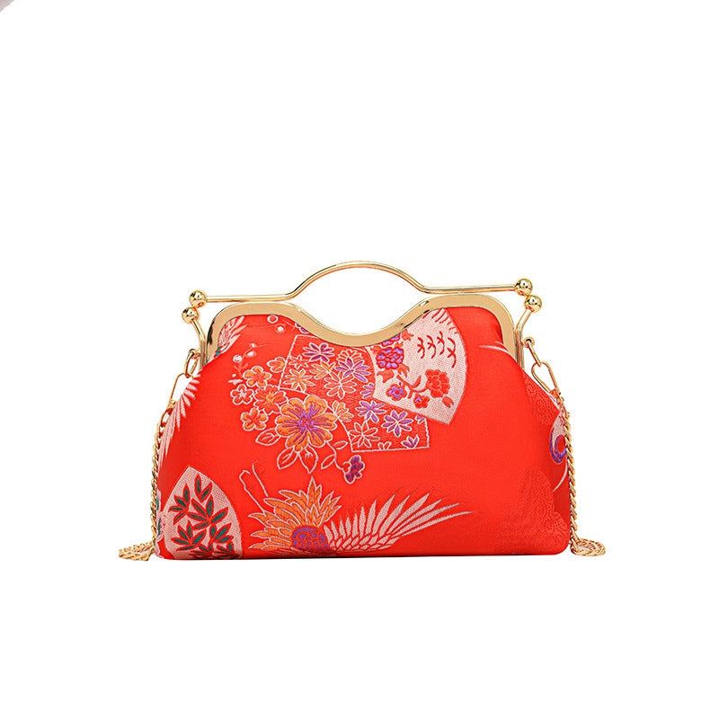Damen elegante Handtasche mit künstlerischem Vogel-Design Nord Taschen