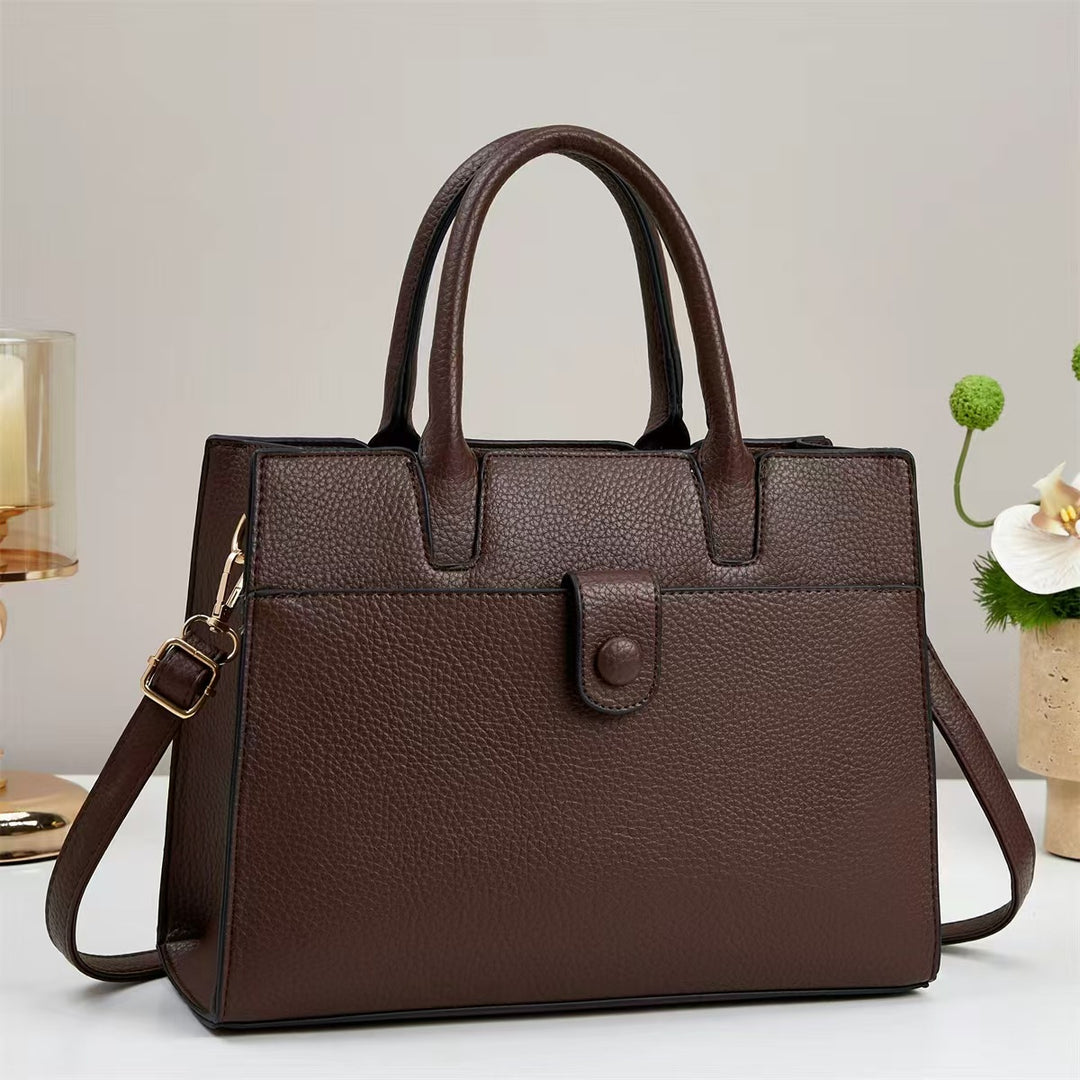 Damen strukturierte Handtasche mit abnehmbaren Tragegriffen Nord Taschen