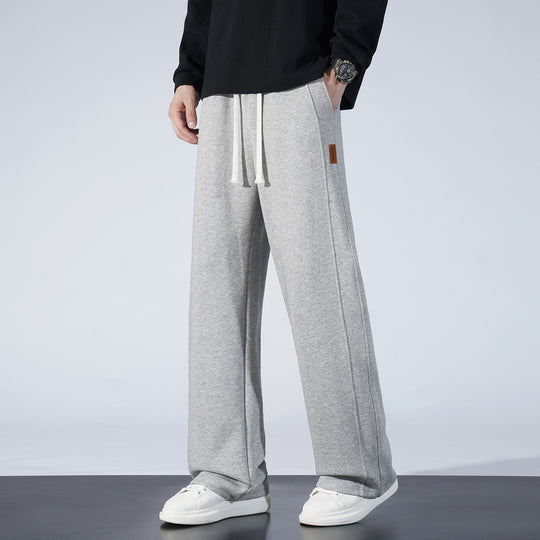 Damen Weite Lounge-Sweathose mit Tunnelzug und geradem Bein Nord Taschen