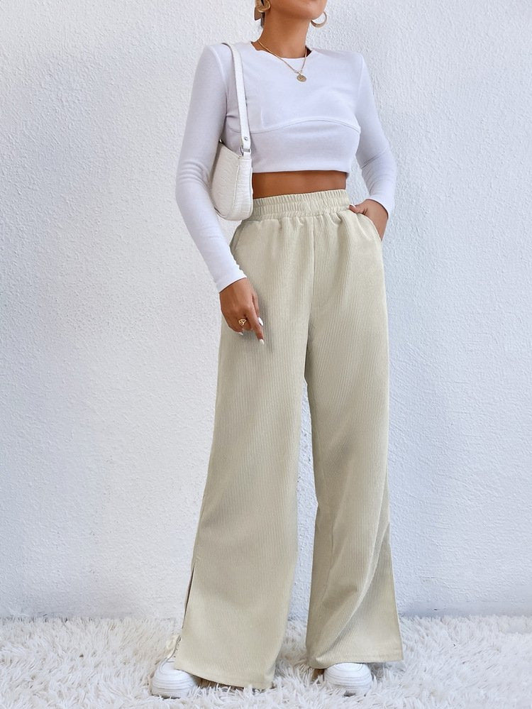 Damen Lässige und bequeme Cordhose Nord Taschen