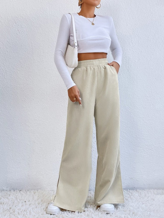 Damen Lässige und bequeme Cordhose Nord Taschen